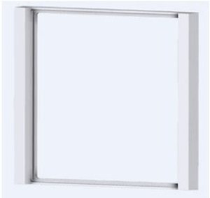 Square frame flank