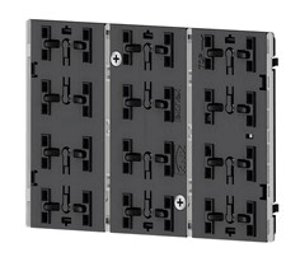 FF Form 6, 6-fold KNX pushbutton (max. 12 functions), red/white LED