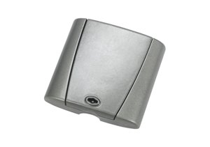 Optima metal cover assembly, with lock, black anthracite
